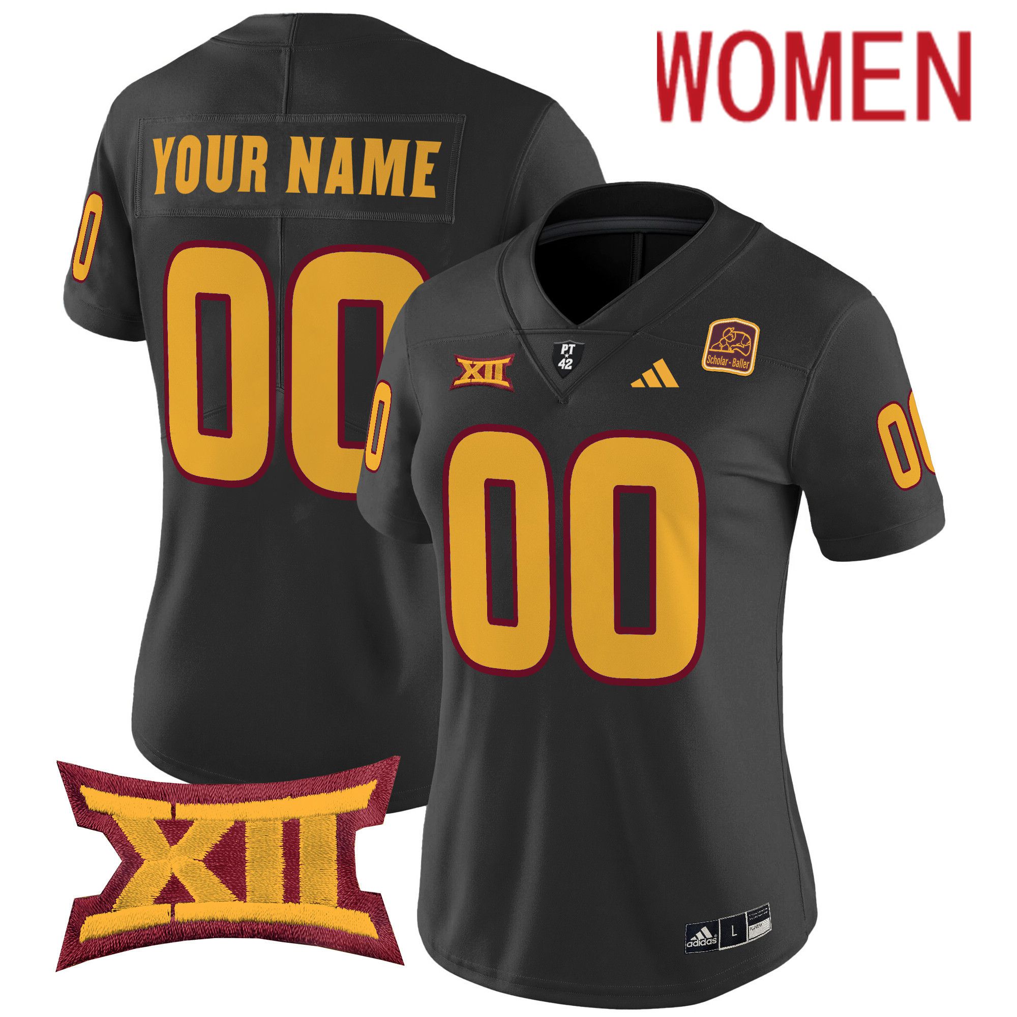 Women Arizona State Sun Devils Black 2024 Vapor Limited Custom NCAA Jersey